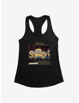 Minions Me In An Important Meeting Womens Tank Top, , hi-res