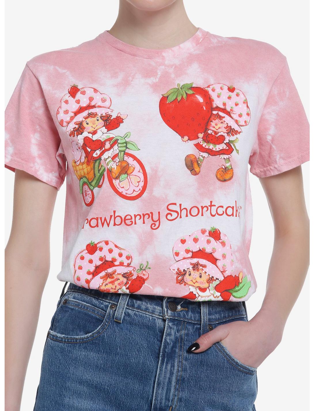 Strawberry Shortcake Pink Wash Boyfriend Fit Girls T-Shirt, MULTI, hi-res