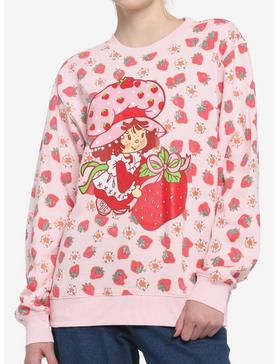 Strawberry Shortcake Flowers & Strawberries Girls Sweatshirt, , hi-res