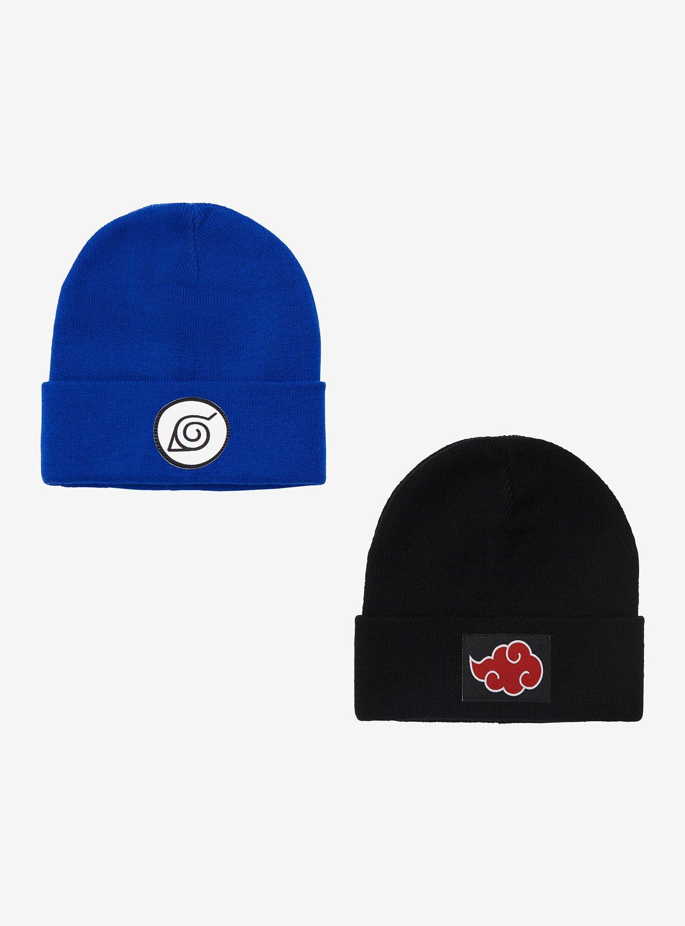 Naruto Shippuden Symbol Beanie Set, , hi-res
