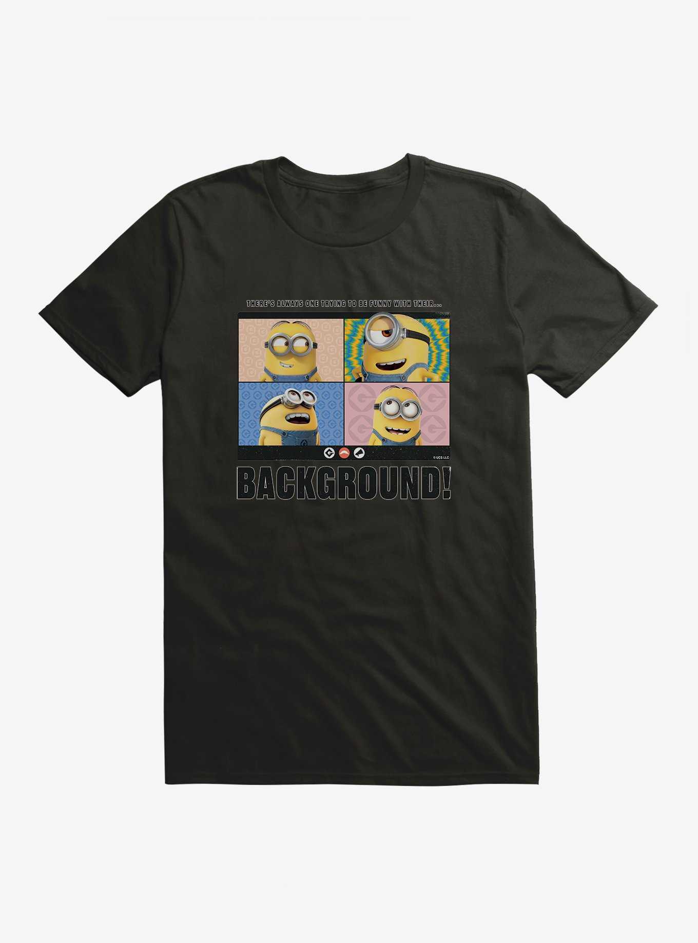 Minions Funny Background T-Shirt, , hi-res