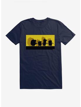 Minions Group Silhouette T-Shirt, MIDNIGHT NAVY, hi-res