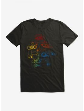 Minions Rainbow Retro 3D Art T-Shirt, , hi-res