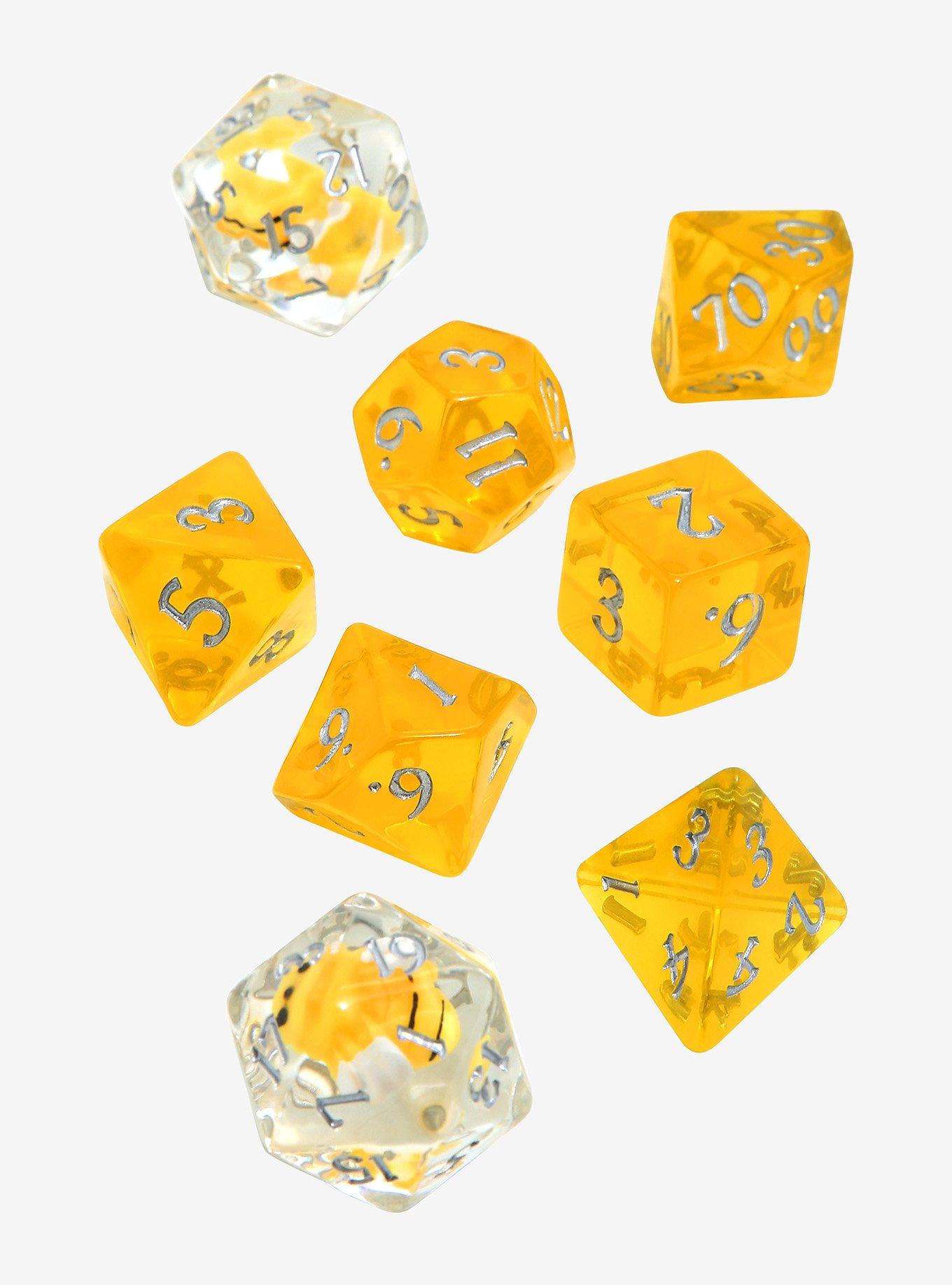 Sirius Honey Bee Dice Set, , hi-res