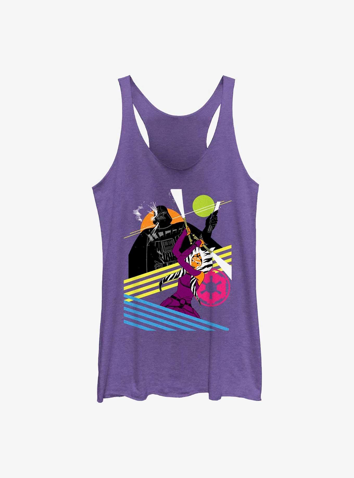 Star Wars Ahsoka And Vader Retro Girl's Tank, , hi-res