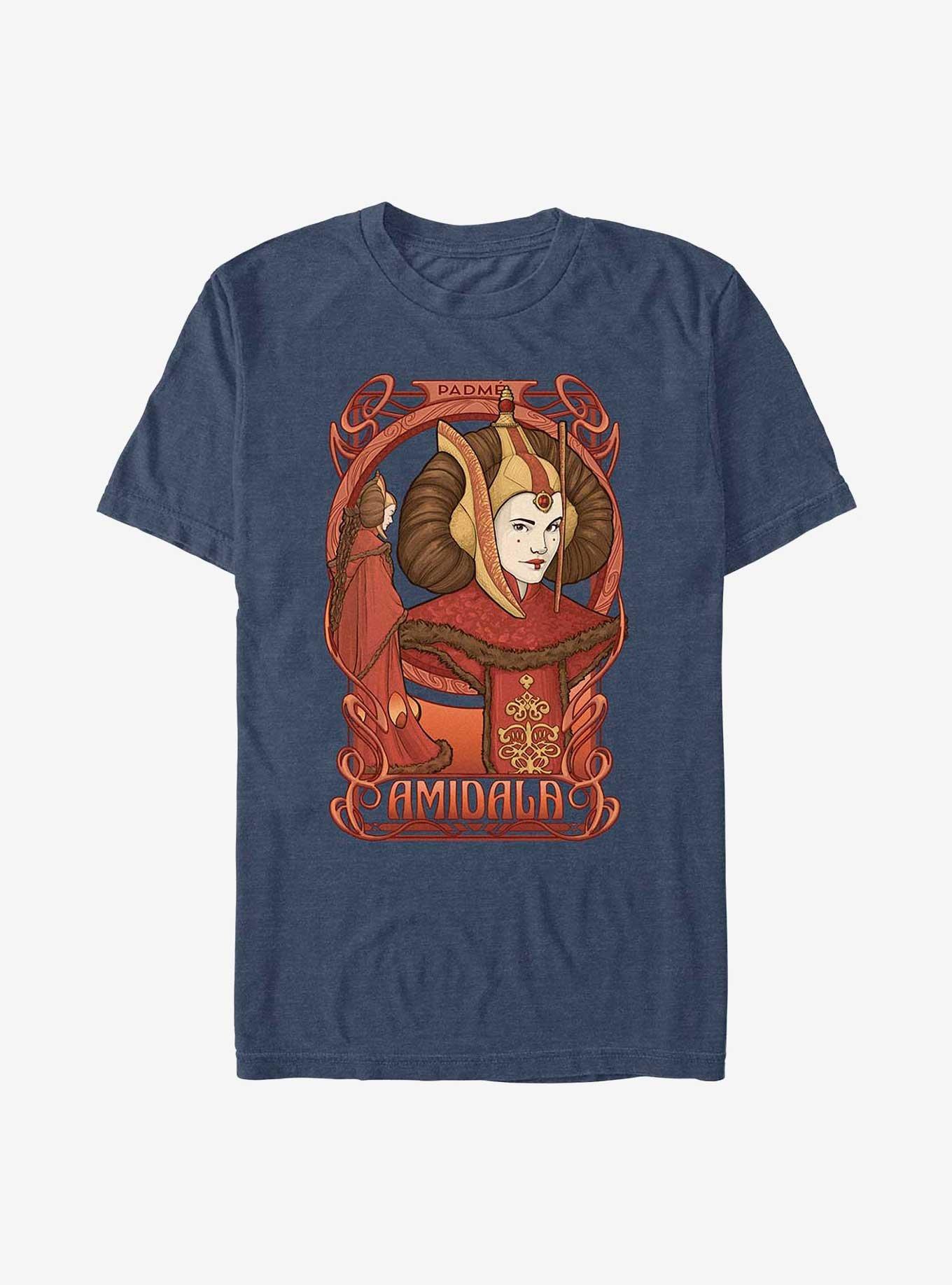 Star Wars Amidala Nouveau T-Shirt Htr, NAVY HTR, hi-res