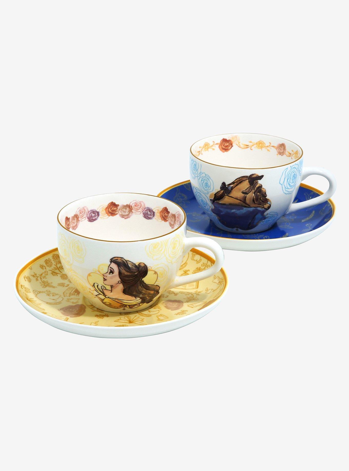 Disney Beauty and the Beast Belle & Beast Teacup Set, , hi-res