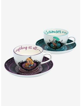 Disney Alice in Wonderland Alice & The Mad Hatter Teacup Set , , hi-res
