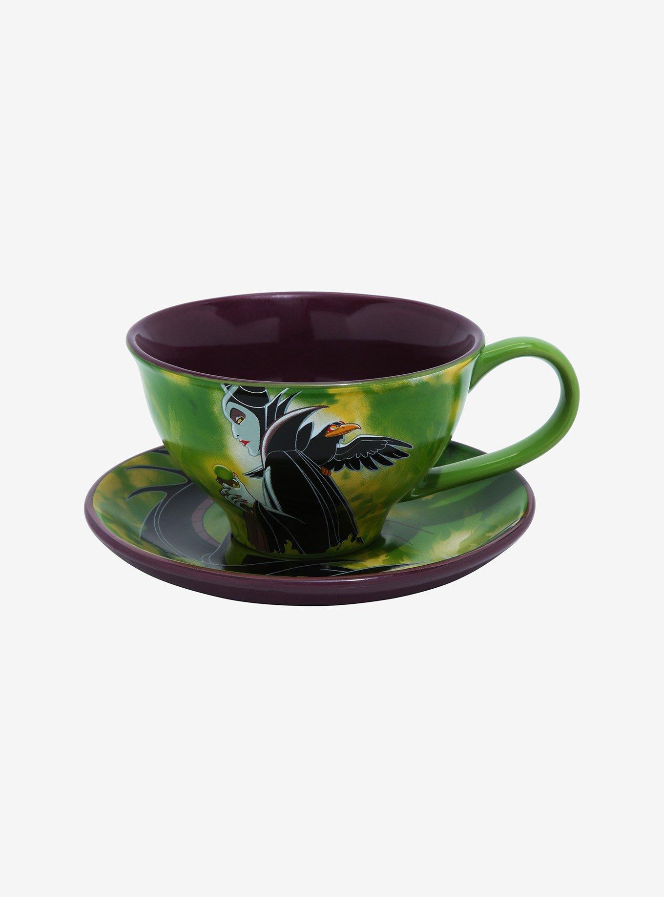 Disney Sleeping Beauty Maleficent Portrait Teacup & Saucer, , hi-res
