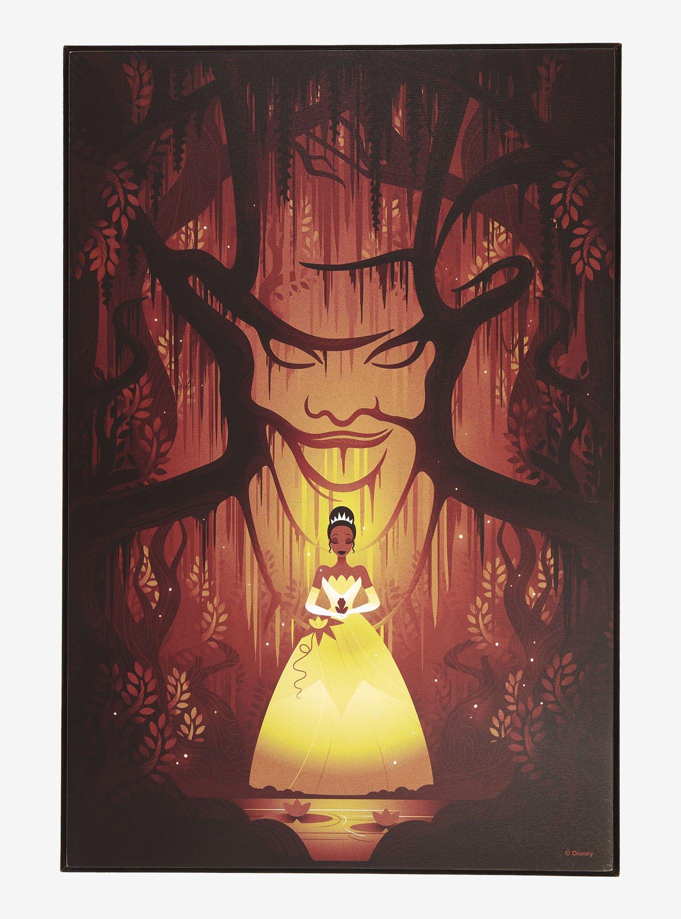 Disney The Princess and the Frog Tiana & Dr. Facilier Tonal Portrait Wall Art, , hi-res