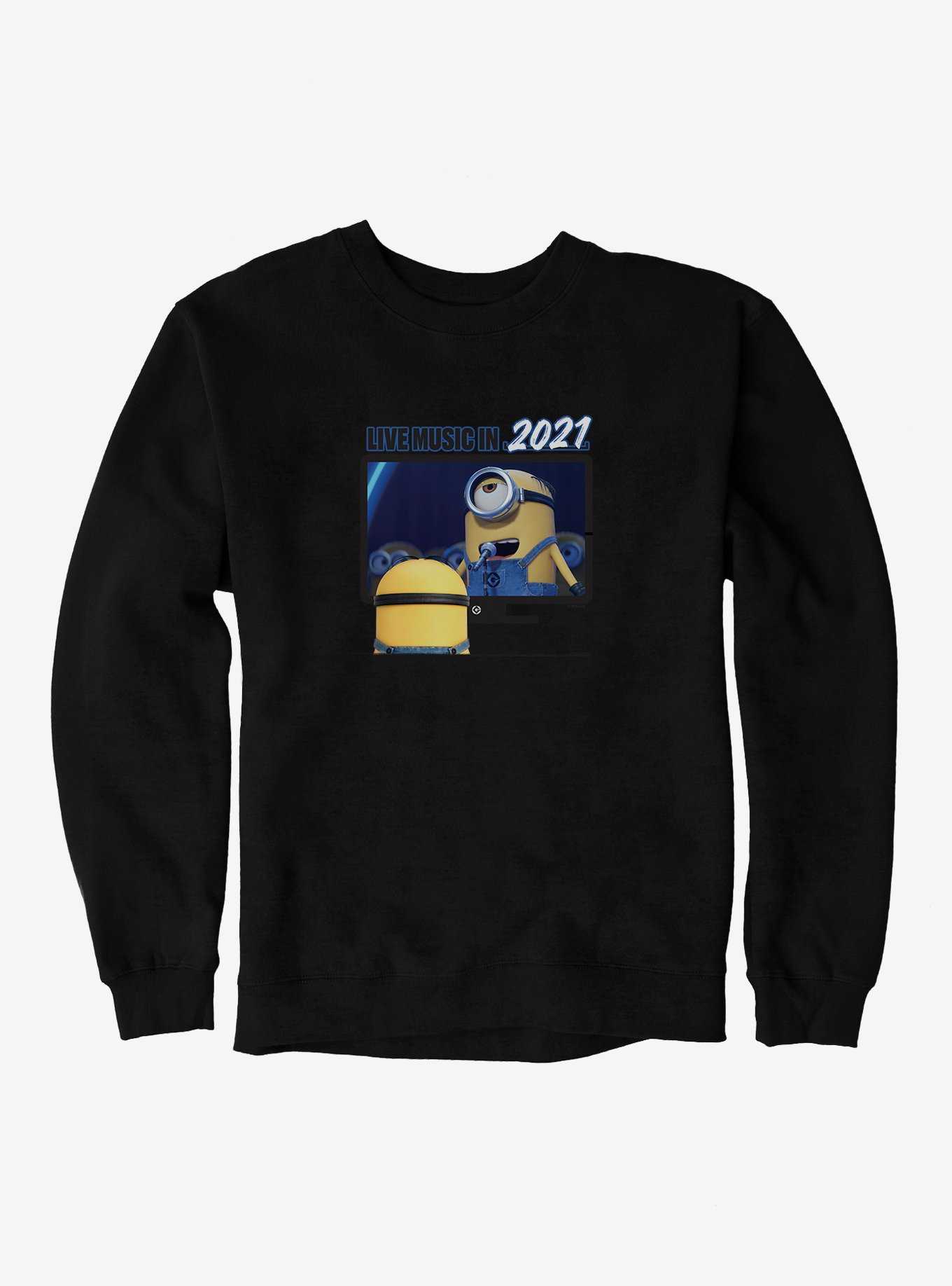 Minions Live Music In 2021 Sweatshirt, , hi-res