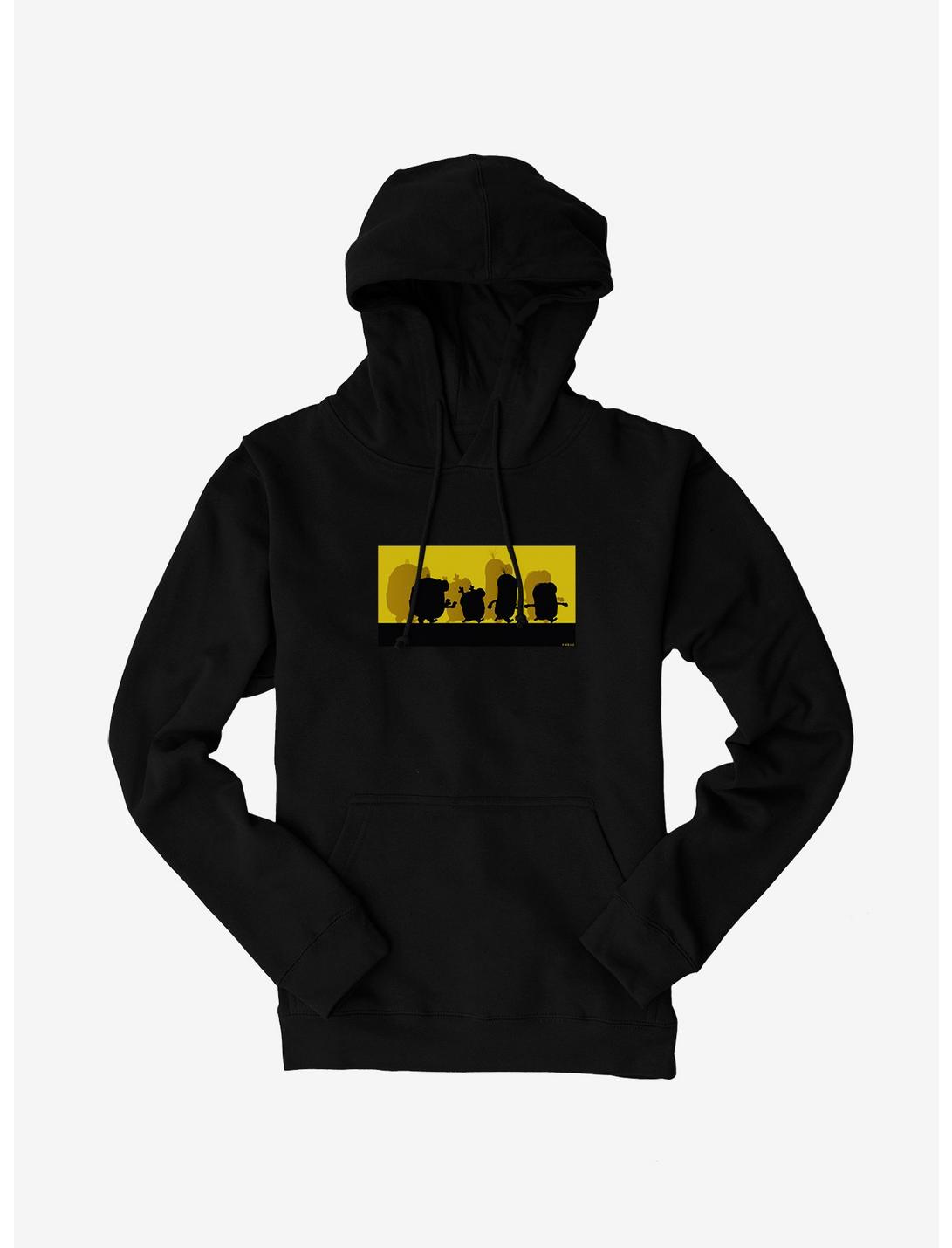 Minions Group Silhouette Hoodie, , hi-res