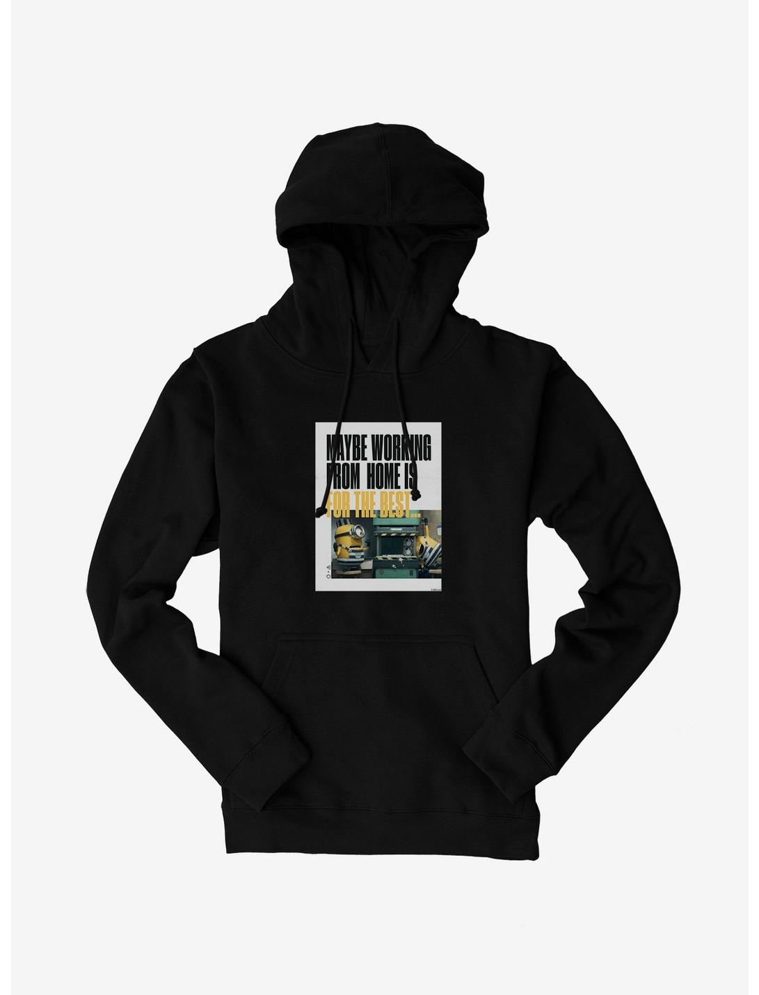 Minions Working From Home Is For The Best Hoodie, , hi-res