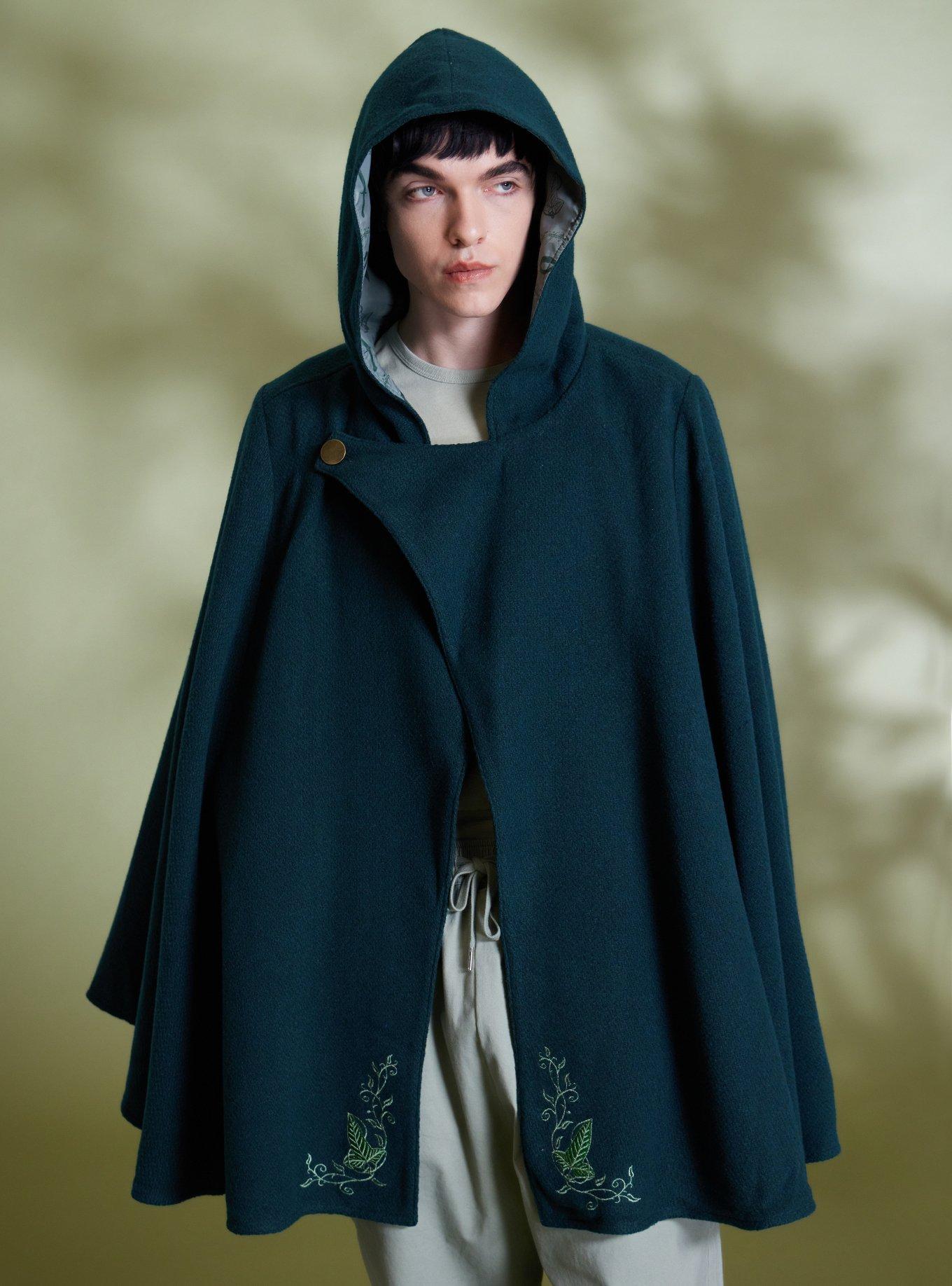 The Lord Of The Rings Frodo Elven Cloak, GREEN  OLIVE, hi-res