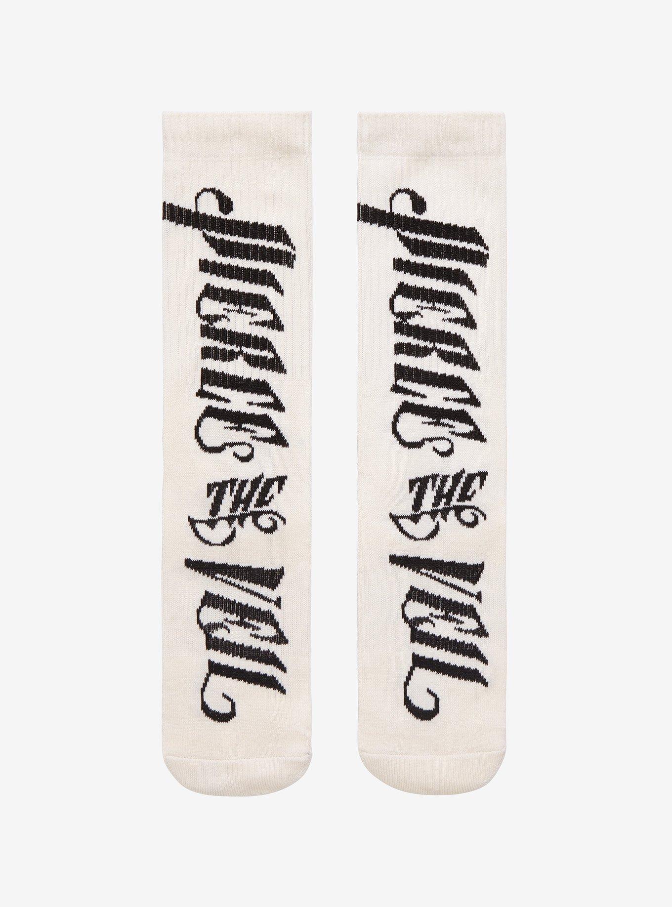 Pierce The Veil Logo Crew Socks, , hi-res