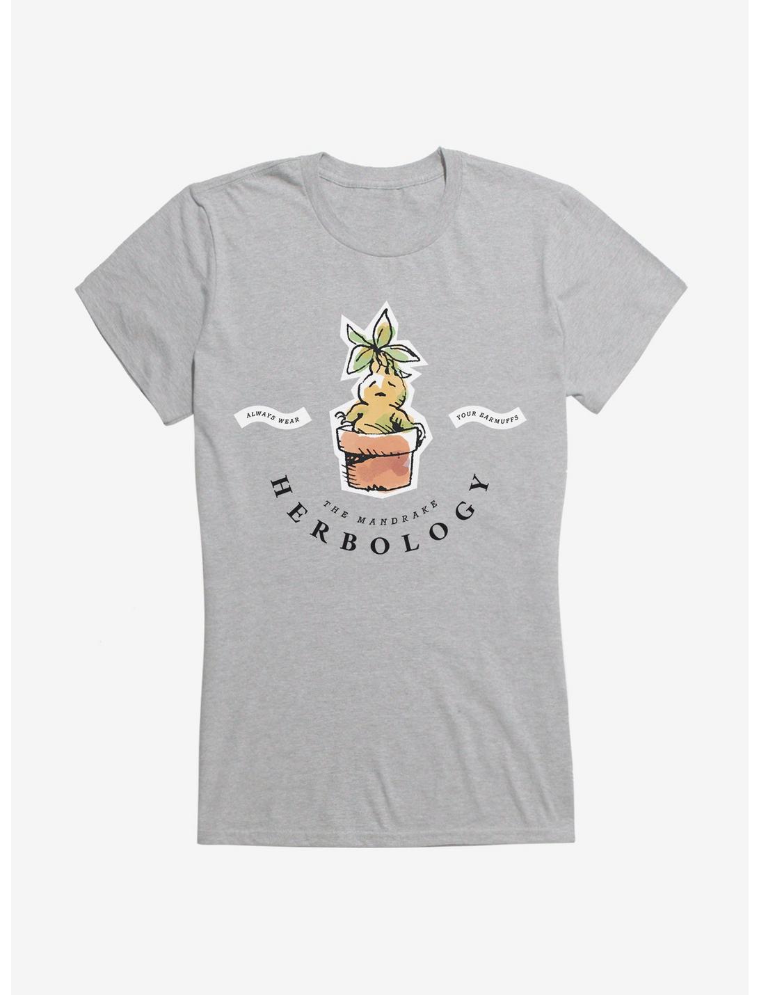 Harry Potter Watercolor Herbology Mandrake Girls T-Shirt, HEATHER, hi-res