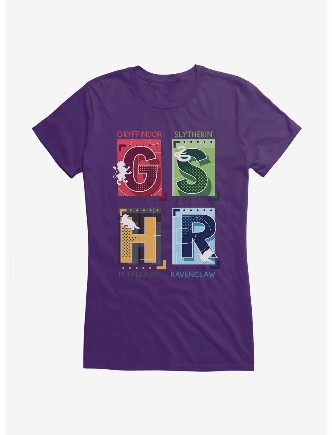 Harry Potter Hogwarts Houses Girls T-Shirt, PURPLE, hi-res