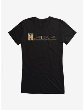 Harry Potter Hufflepuff Script Girls T-Shirt, , hi-res