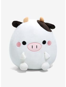Plus Size Honeymaru Rolling Mochi Spotted Cow 8 Inch Plush, , hi-res