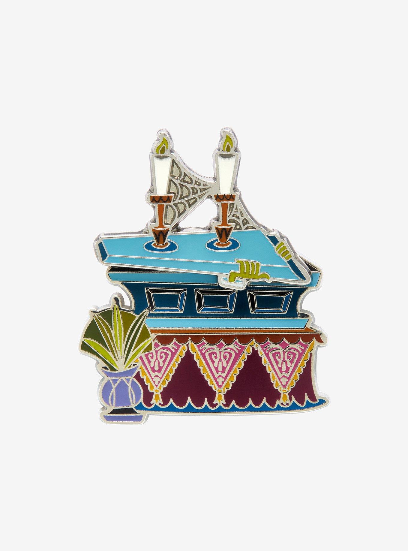 Disney The Haunted Mansion Coffin Sliding Enamel Pin - BoxLunch Exclusive, , hi-res