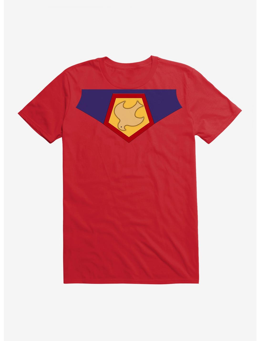 DC Comics Peacemaker Symbol Cosplay T-Shirt, RED, hi-res