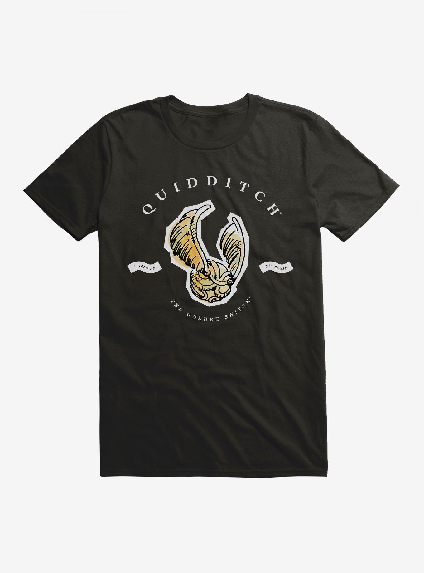 Harry Potter Watercolor Quidditch Golden Snitch T-Shirt