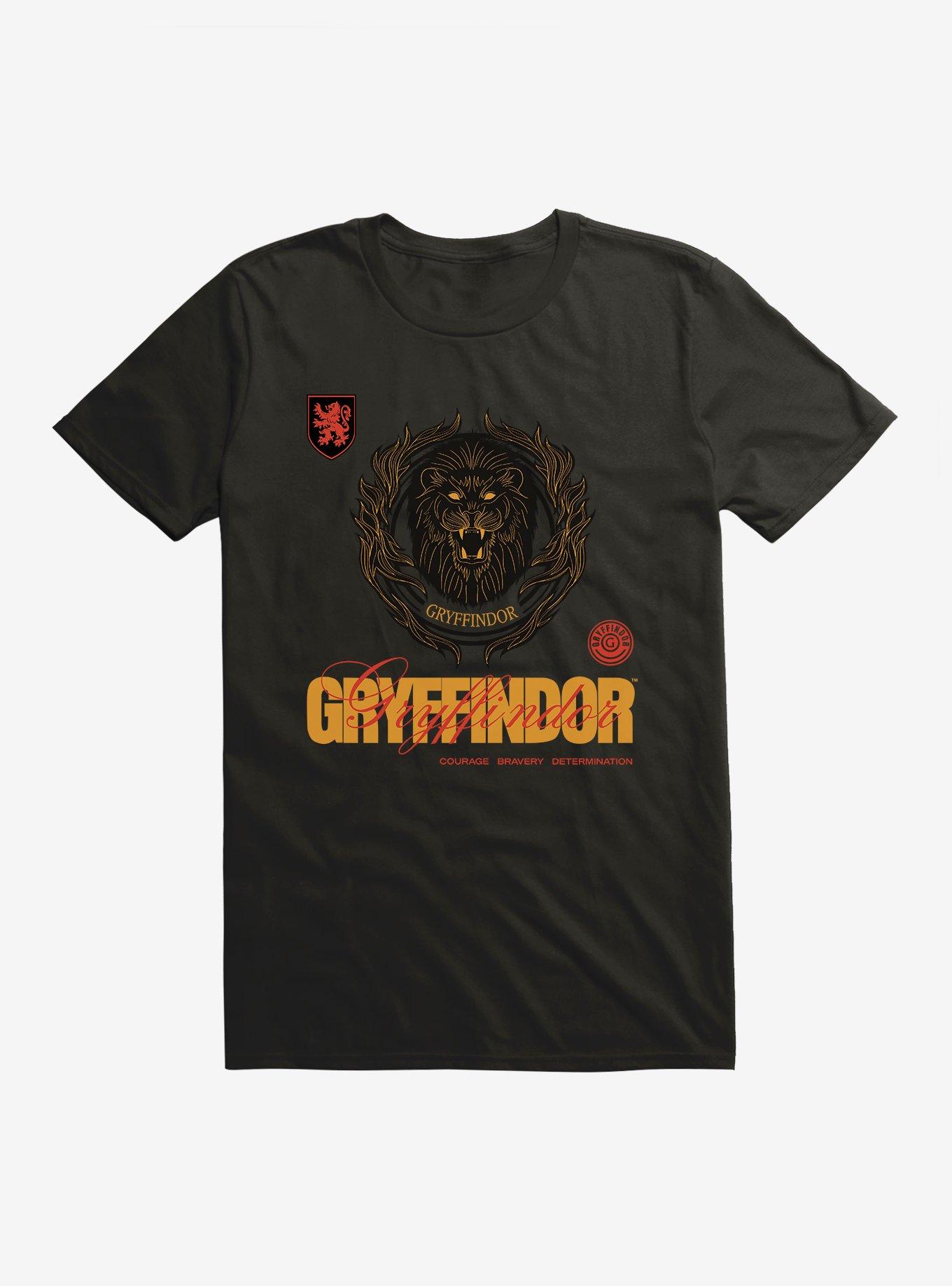 Harry Potter Gryffindor Seal Motto T-Shirt, BLACK, hi-res