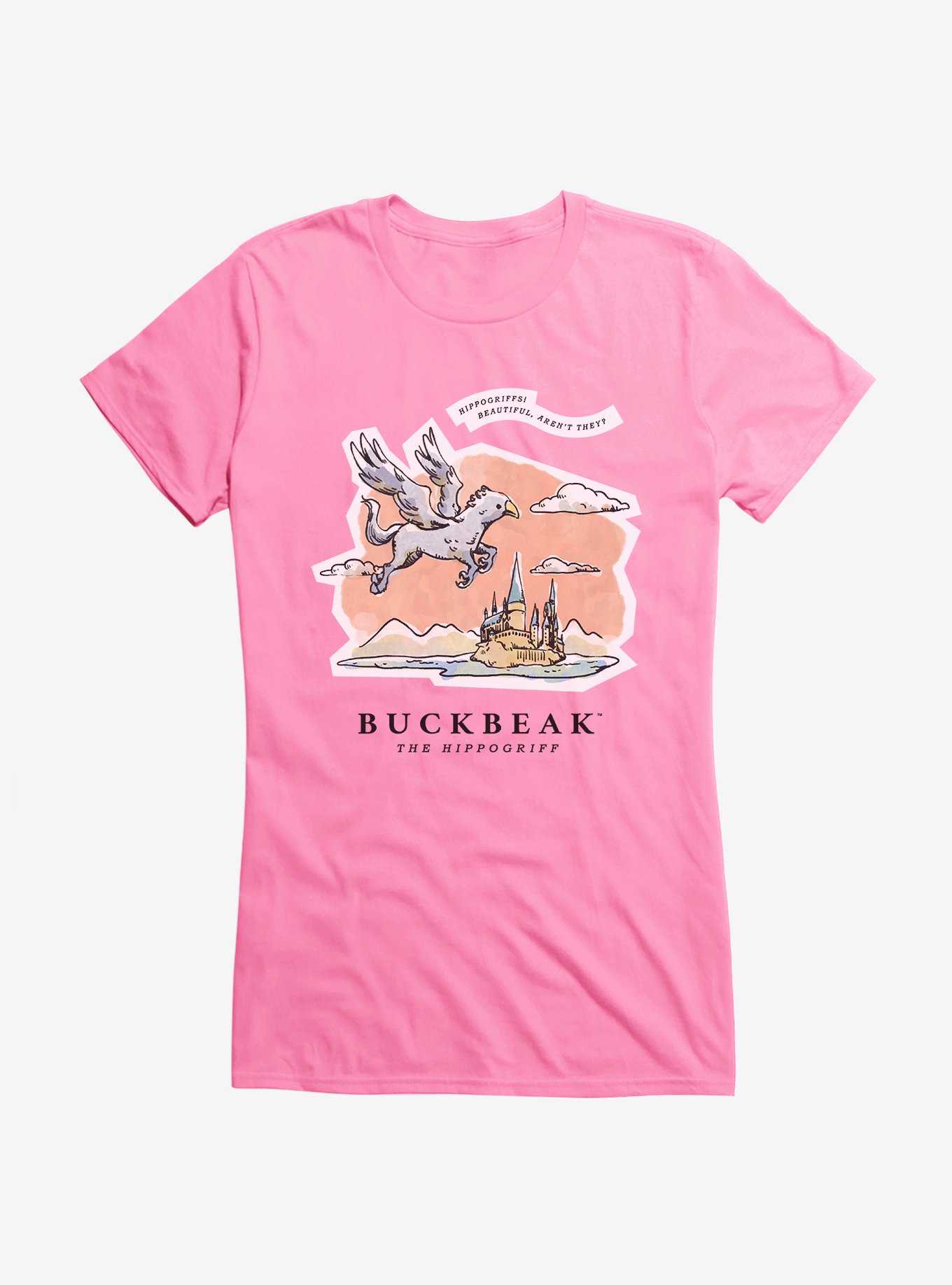 Harry Potter Watercolor Hippogriff Buckbeak Girls T-Shirt, , hi-res