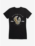 Harry Potter Watercolor Quidditch Golden Snitch Girls T-Shirt, BLACK, hi-res
