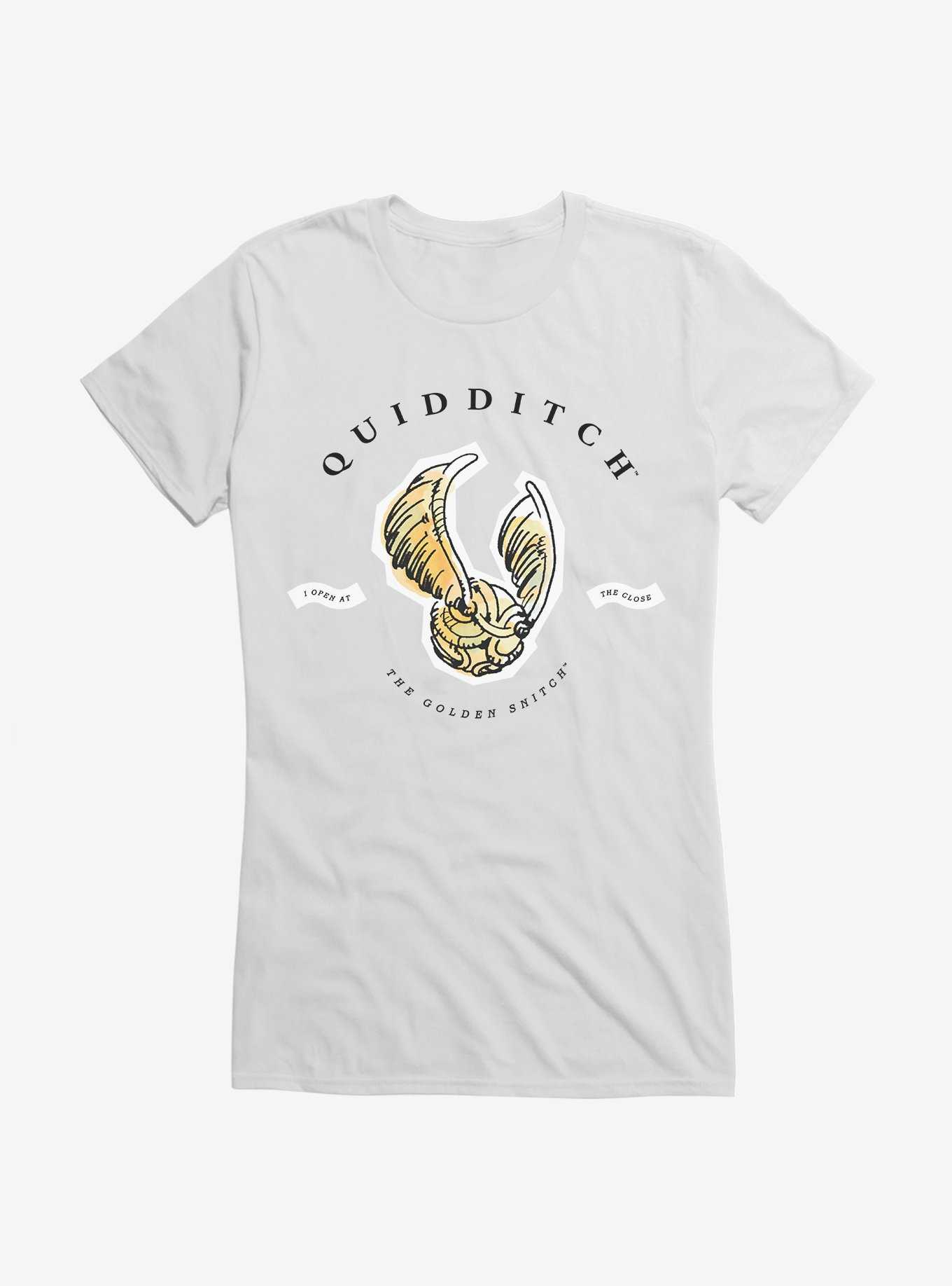 Harry Potter Watercolor Quidditch Golden Snitch Girls T-Shirt, , hi-res