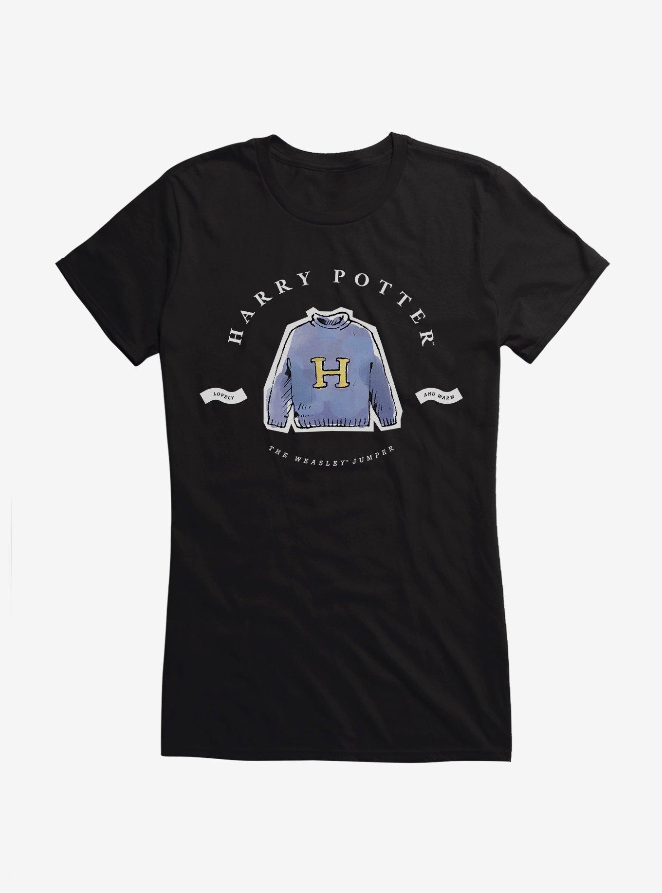 Harry Potter Watercolor Weasley Jumper Girls T-Shirt