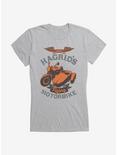 Harry Potter Hagrid's Flying Motorbike Bronze Icon Girls T-Shirt, HEATHER, hi-res