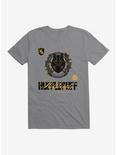 Harry Potter Hufflepuff Seal Motto T-Shirt, STORM GREY, hi-res