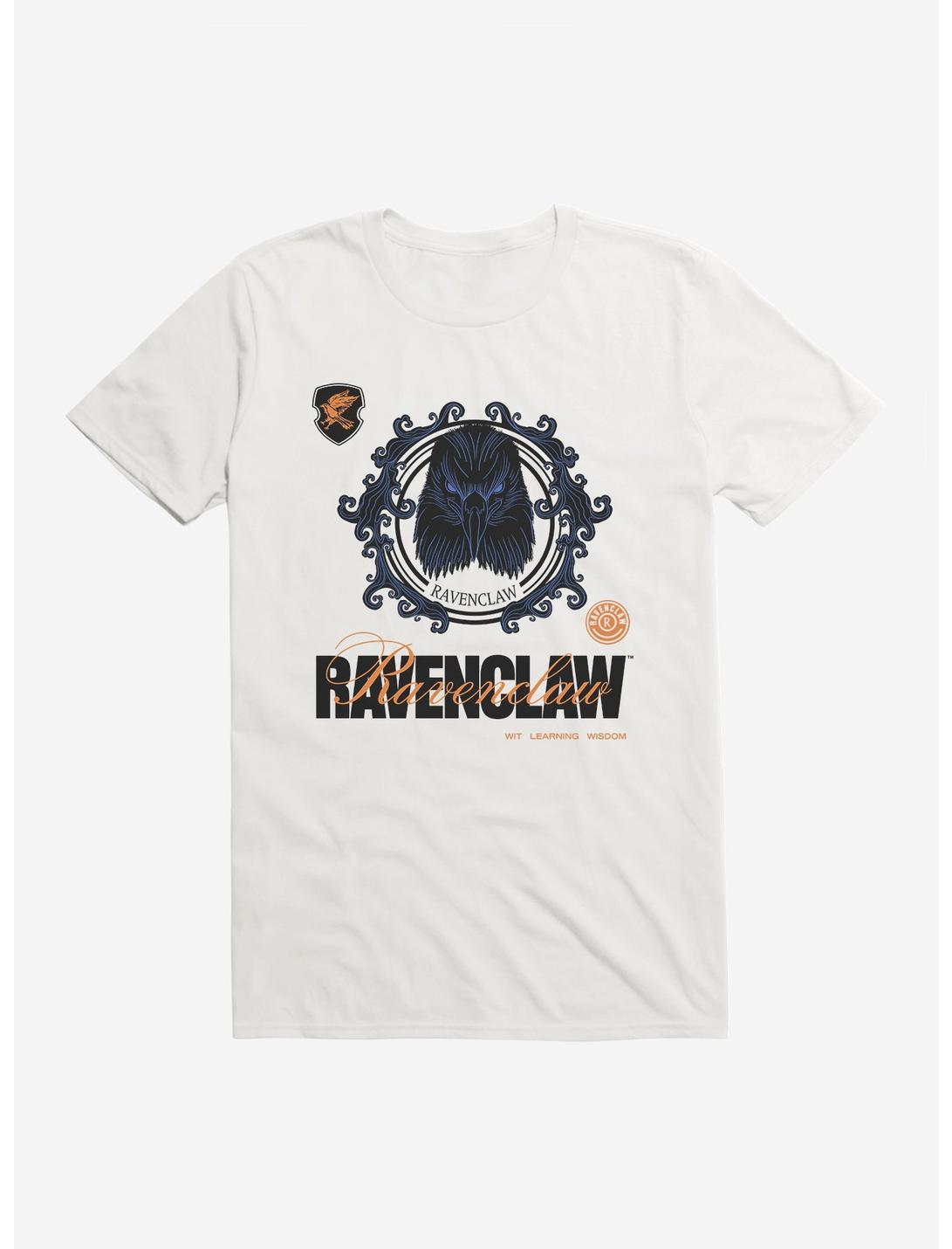 Harry Potter Ravenclaw Seal Motto T-Shirt, WHITE, hi-res