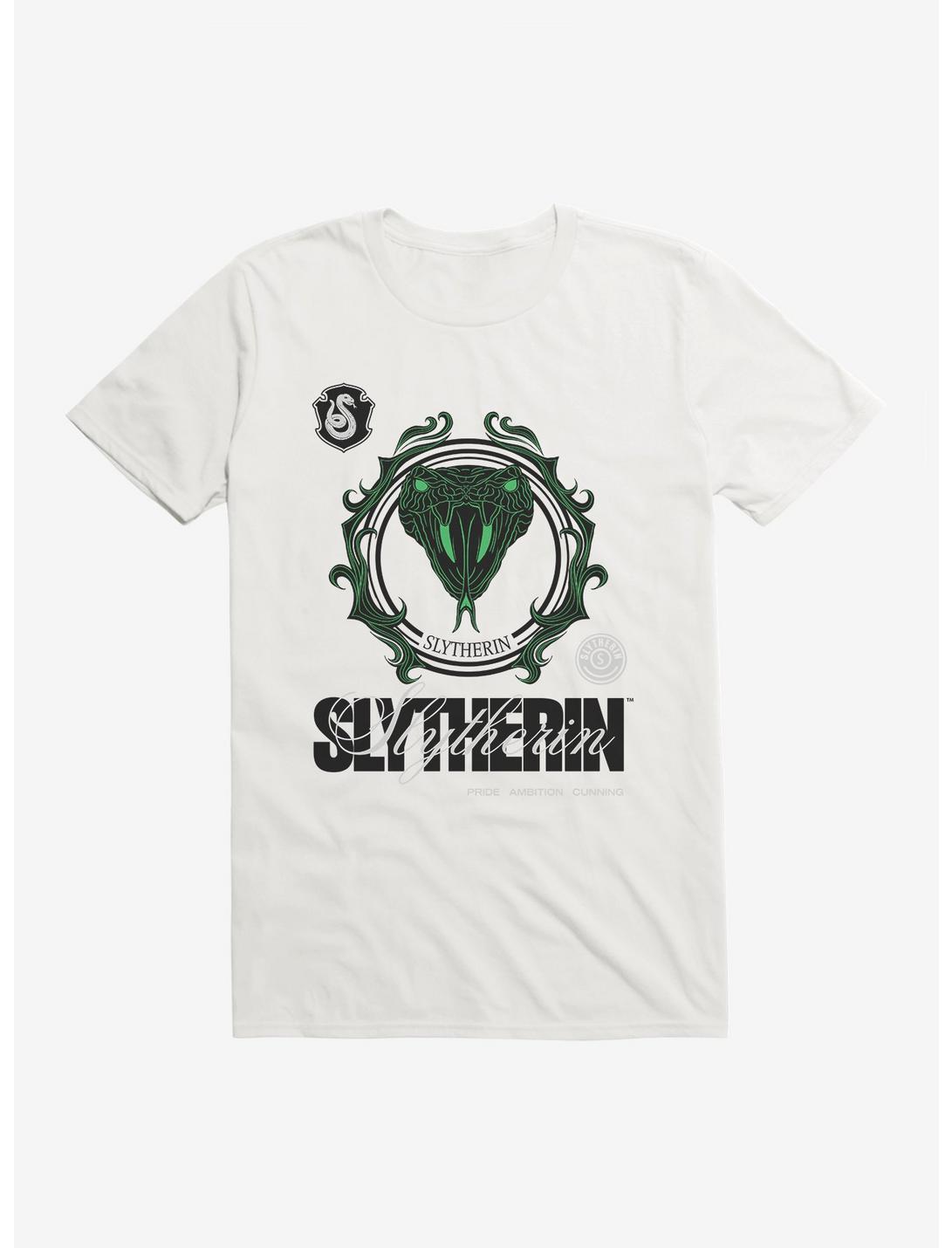 Harry Potter Slytherin Seal Motto T-Shirt, WHITE, hi-res