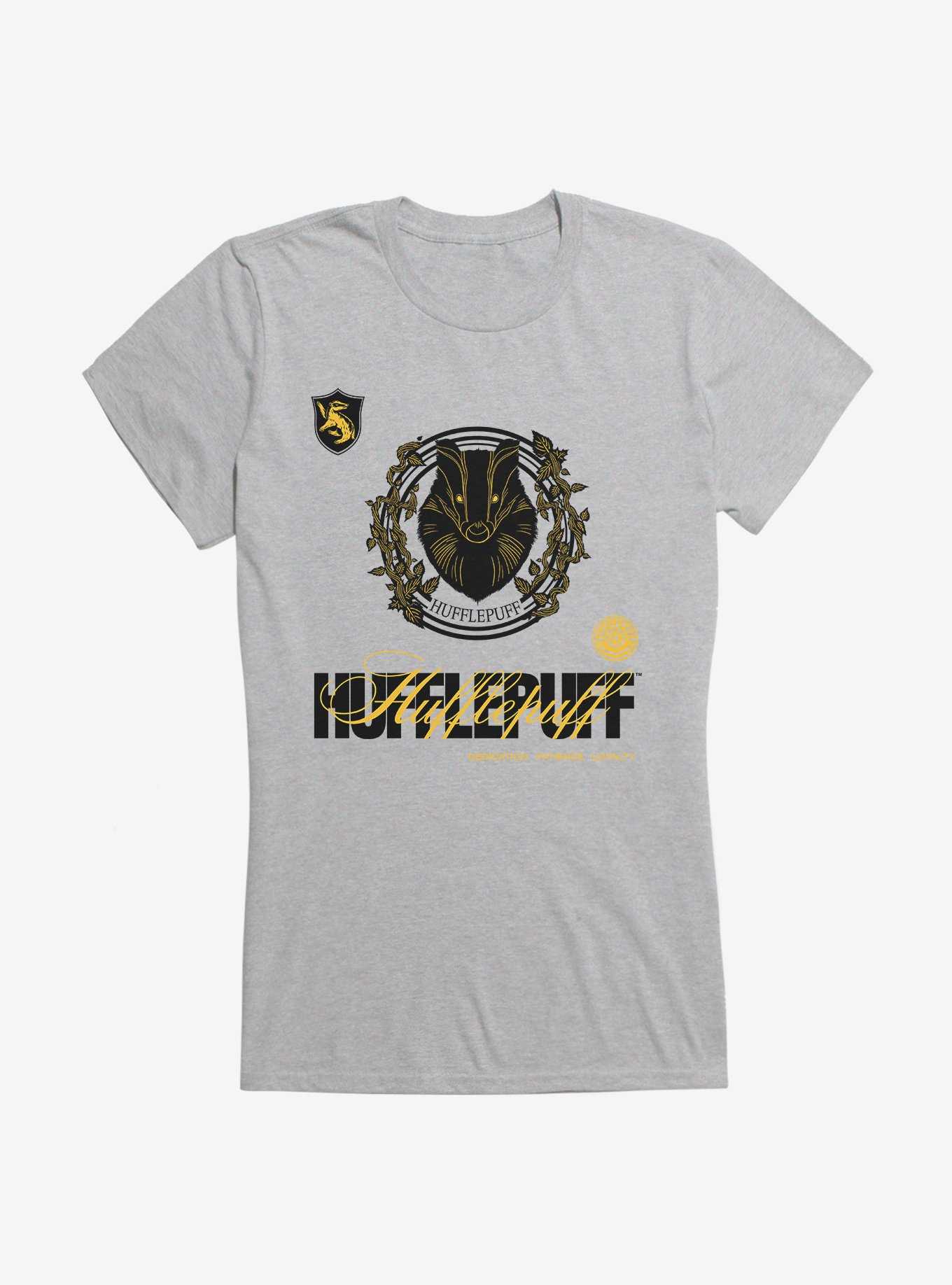 Harry Potter Hufflepuff Seal Motto Girls T-Shirt, , hi-res