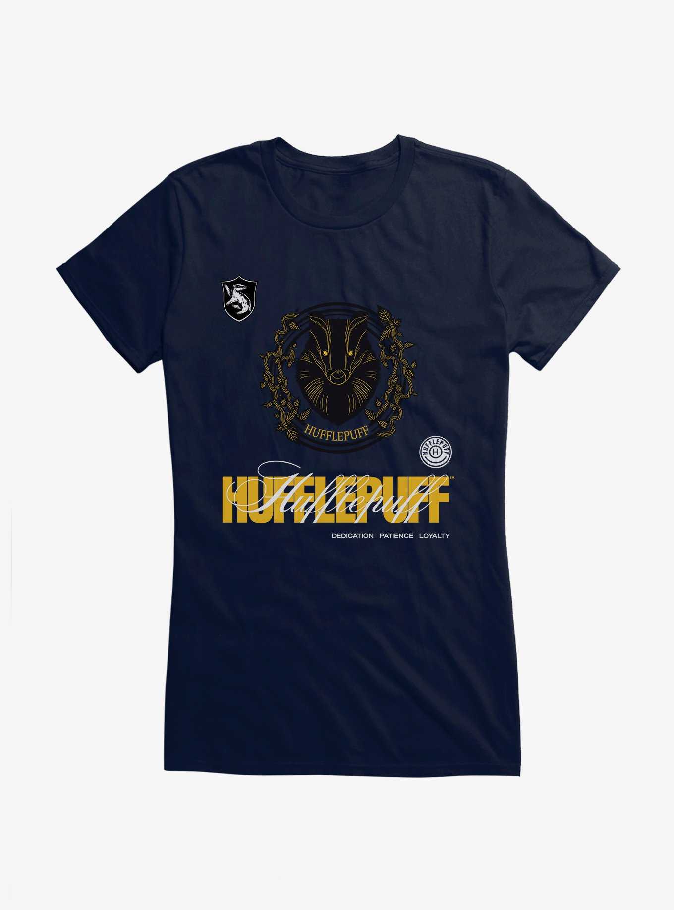 Harry Potter Hufflepuff Seal Motto Girls T-Shirt, , hi-res