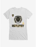Harry Potter Hufflepuff Seal Motto Girls T-Shirt, WHITE, hi-res