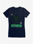 Harry Potter Slytherin Seal Motto Girls T-Shirt, NAVY, hi-res