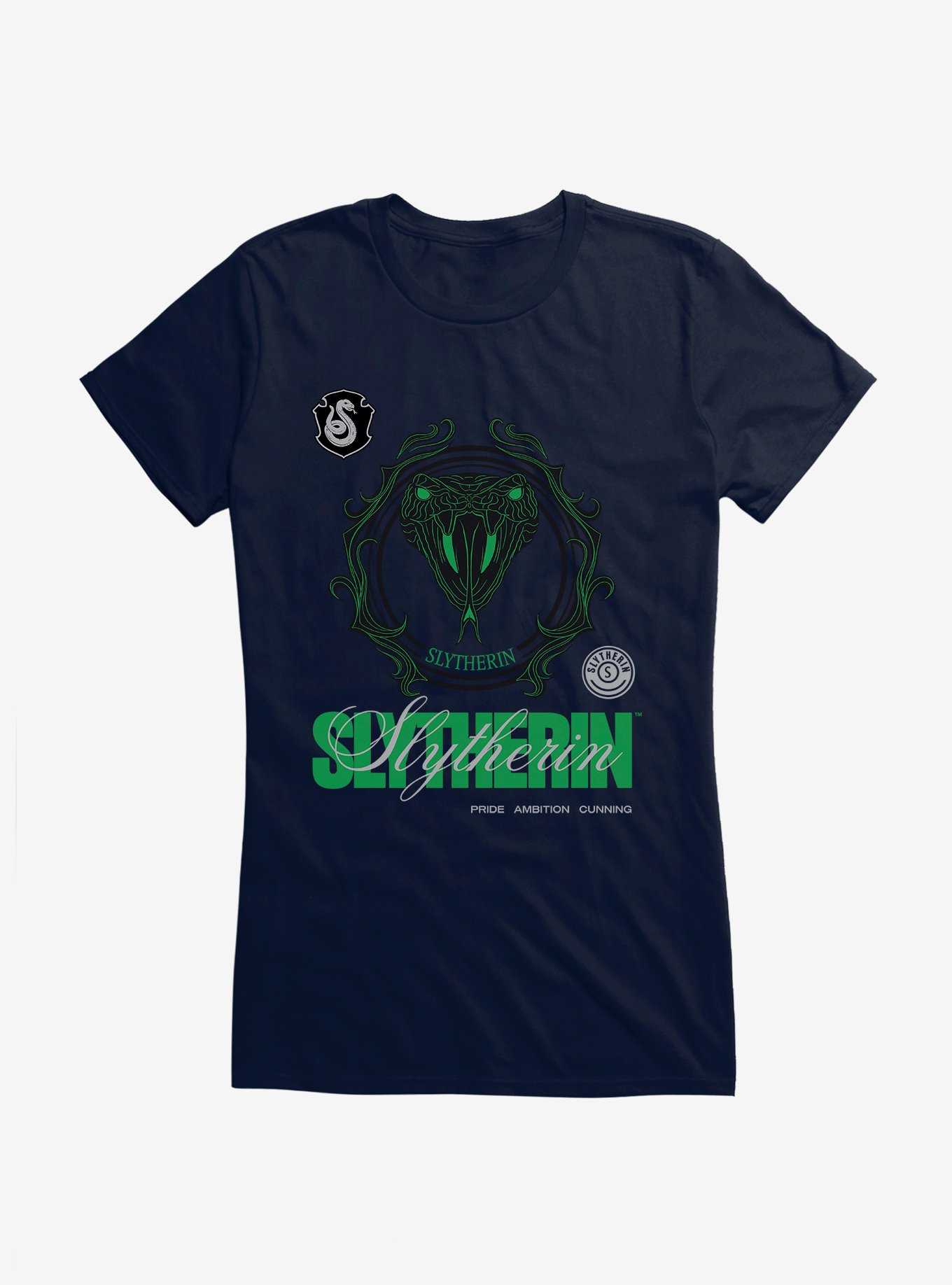 Harry Potter Slytherin Seal Motto Girls T-Shirt, , hi-res