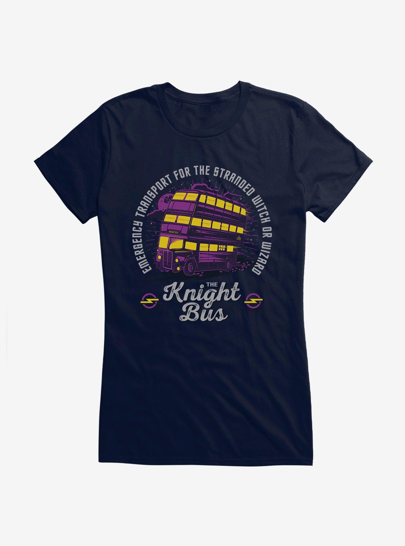 Harry Potter Knight Bus Icon Girls T-Shirt, NAVY, hi-res