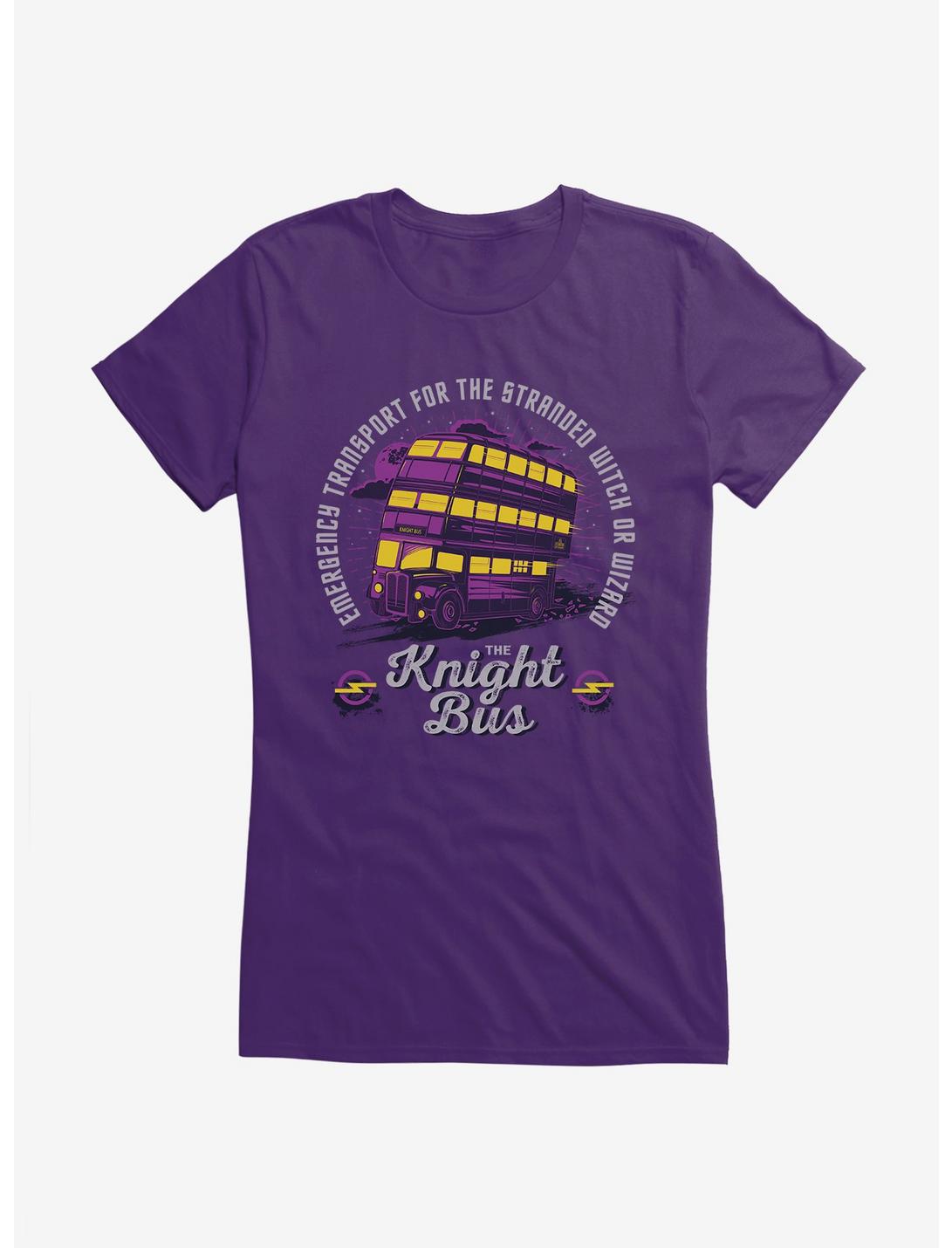 Harry Potter Knight Bus Icon Girls T-Shirt, PURPLE, hi-res