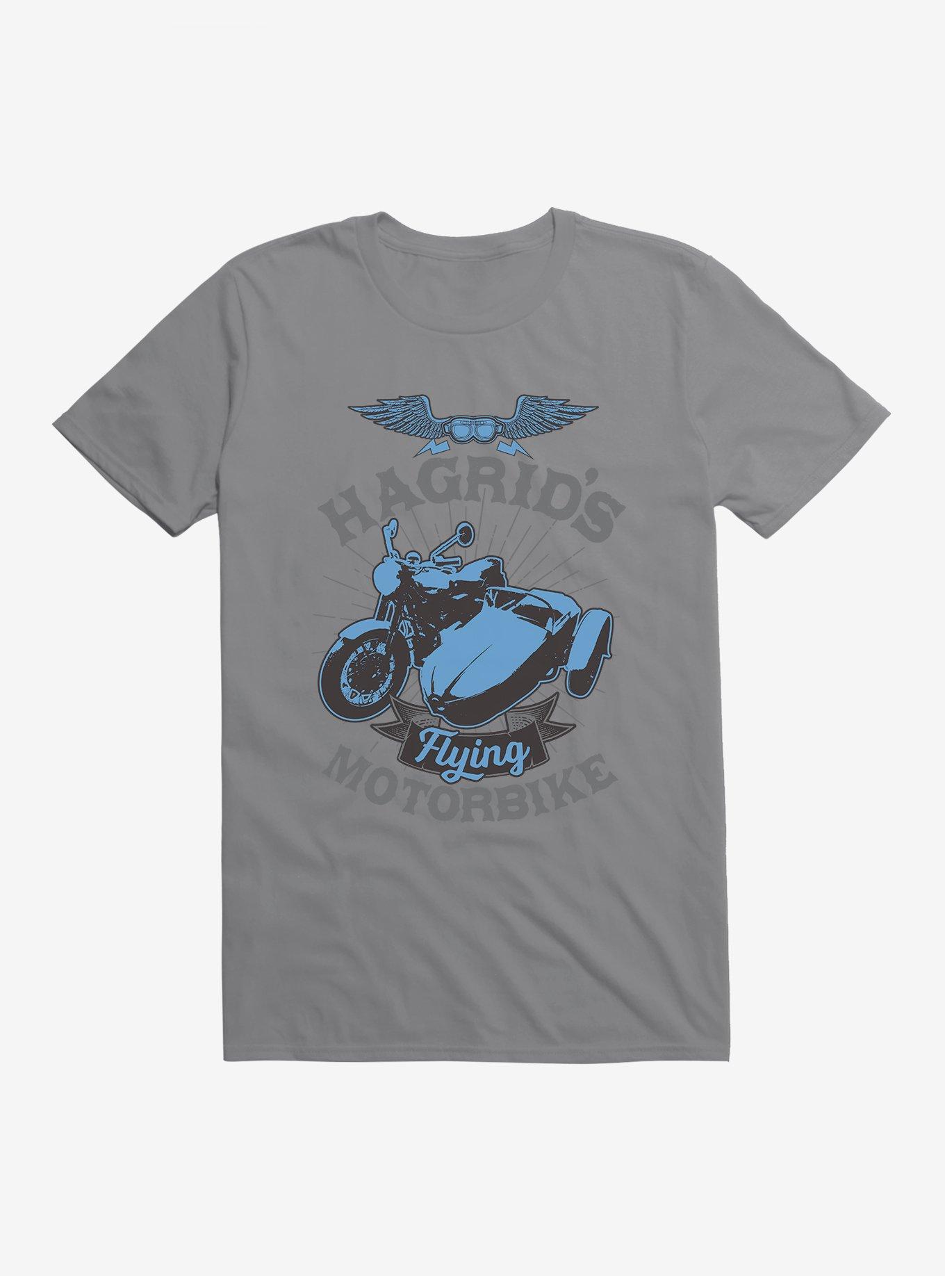 Harry Potter Hagrid's Flying Motorbike Icon T-Shirt, STORM GREY, hi-res