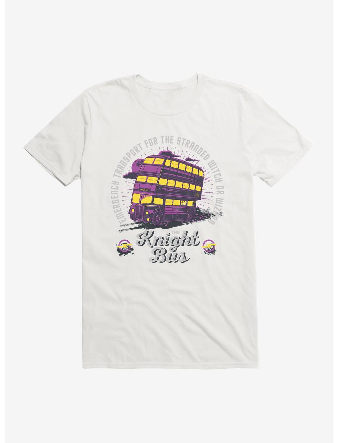 Harry Potter Knight Bus Icon T-Shirt, WHITE, hi-res