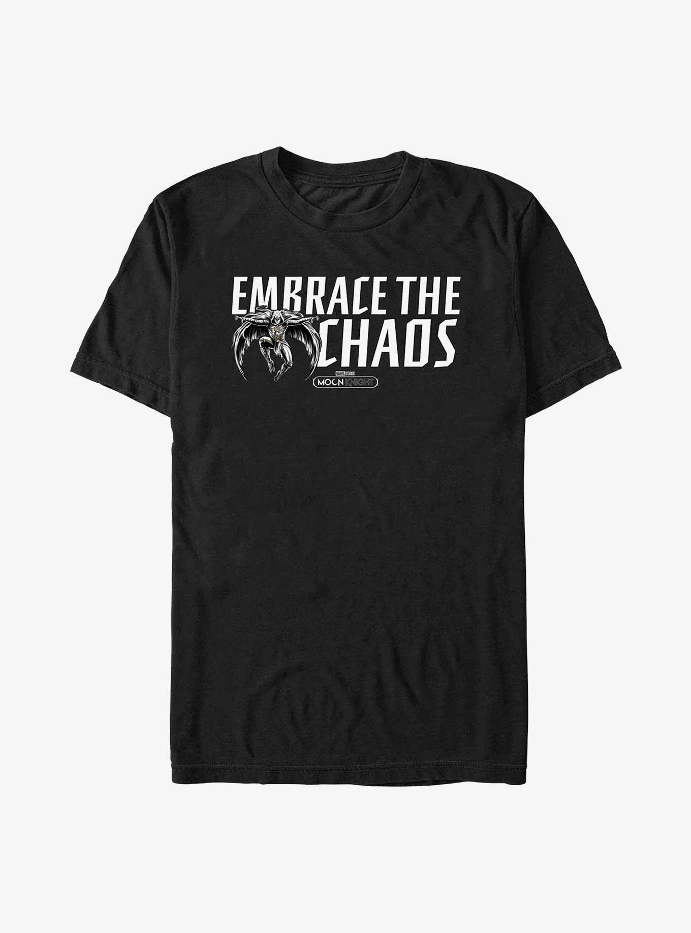 Marvel Moon Knight Embrace The Chaos T-Shirt, BLACK, hi-res