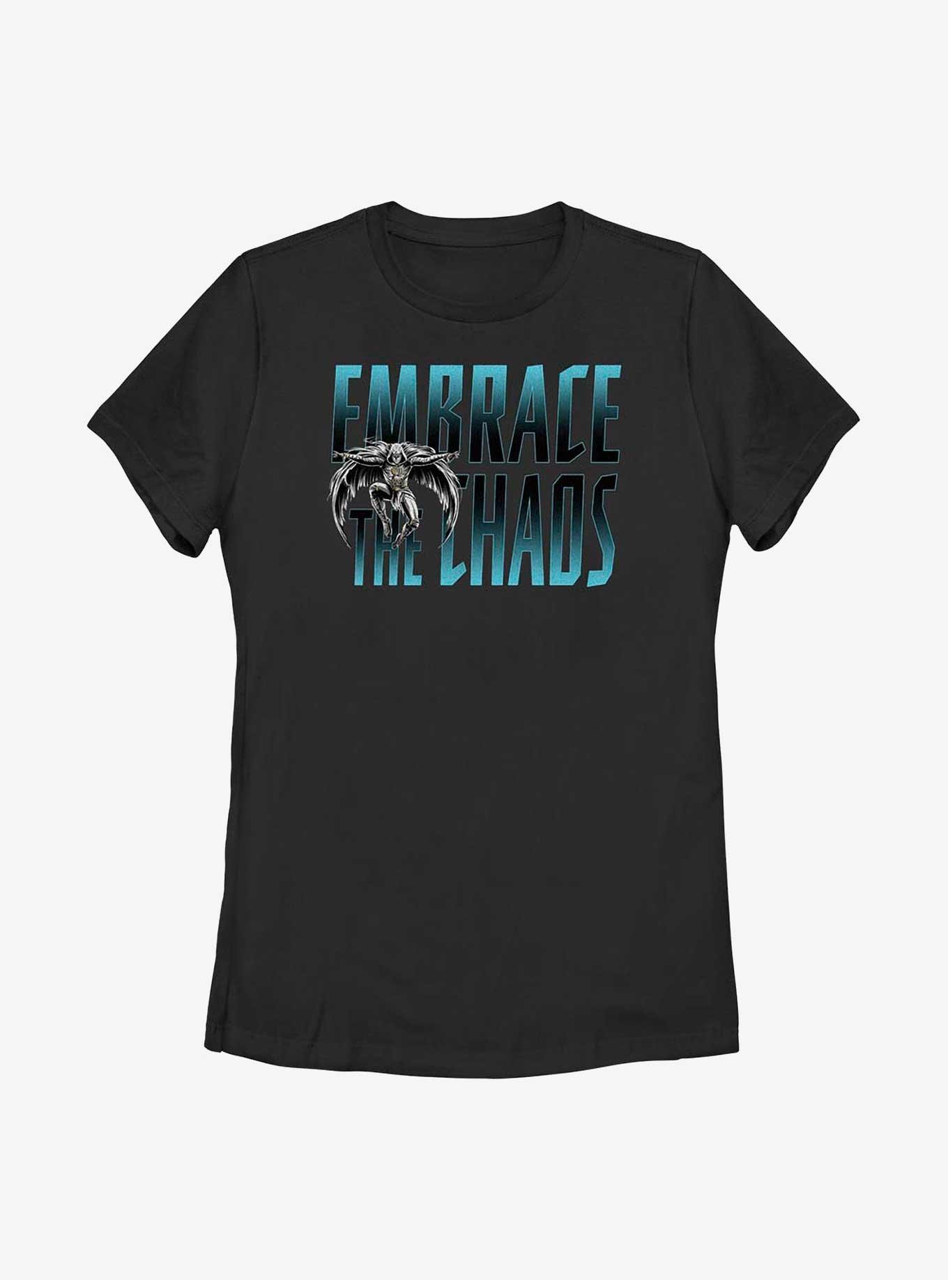 Marvel Moon Knight Embrace The Chaos Stack Womens T-Shirt, , hi-res