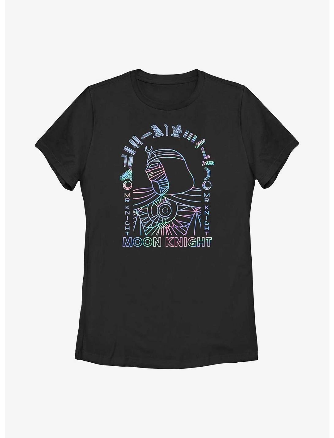 Marvel Moon Knight Holographic Womens T-Shirt, BLACK, hi-res