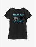 Marvel Moon Knight Embrace The Chaos Stack Youth Girls T-Shirt, BLACK, hi-res