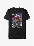 Marvel Doctor Strange In The Multiverse Of Madness Comic Cover T-Shirt, BLACK, hi-res