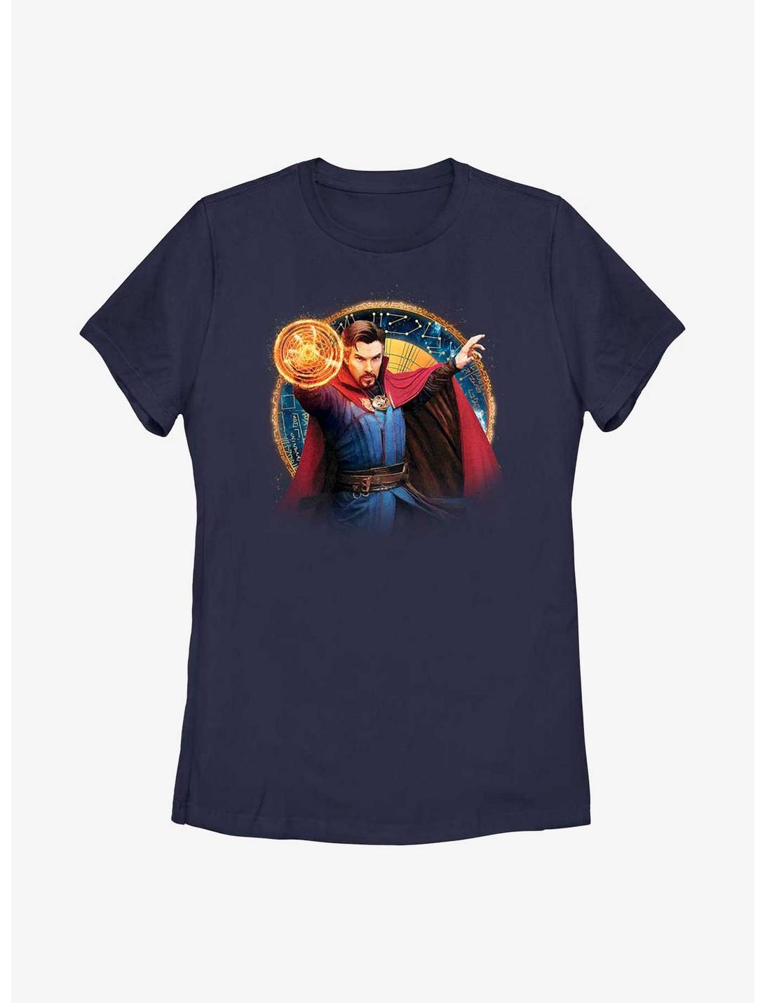 Marvel Doctor Strange In The Multiverse Of Madness Strange Portrait Womens T-Shirt, NAVY, hi-res